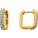 Diamant Creolen Gold 333 8K Lab Grown Diamanten 0.70ct