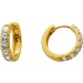 Diamant Creolen Gold 585 14K Lab Grown Diamanten 0.84ct 