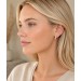 Diamant Creolen 13mm Gold 585 14K Diamanten 0.21ct