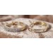 Diamant Creolen 13mm Gold 585 14K Diamanten 0.18ct