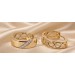 Brillant Creolen 15mm Gold 585 14K Brillanten 0.10ct