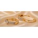 Diamant Creolen 13mm Gold 585 14K Diamanten 0.15ct
