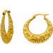 Creolen Ohrringe Gold 333 8 Karat Scharnierschließe 