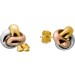 Trinity Ohrstecker Gold Weißgold Rosegold 333 8K Knoten Design