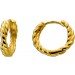Creolen 15mm Gold 333 8K Überwurfdesign 