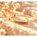 Granat Creolen Gold 375 9K rote Natur Granate 0.18ct
