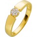 Brillantring Gelb Gold 585 Diamant 0,14ct W/SI_01