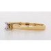 Solitärring Gelbgold 585 14 Karat Diamant 0.08ct W SI