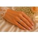 Memoire Alliance Brillant Ring Weißgold 585 14K Diamanten 0.05ct