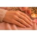  Vorsteckring Gelbgold 585  Solitär Brillant 0.08ct 