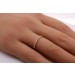 Memoire Ring Gelbgold 585 14 Karat 15 Diamanten 0,12ct TW/VSI