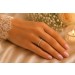 Memoire Alliance Brillant Ring Weißgold 585 14K Diamanten 0.15ct