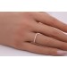 Memoire Alliance Brillant Ring Gelbgold 585 14K Diamanten 0.15ct