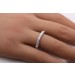 Memoire Ring  Weißgold 585 14 Karat 9 Diamanten 0,50ct TW/VSI