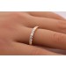 Memoire Ring Gelbgold 585 14 Karat 9 Diamanten 0.50ct TW VSI