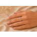 Memoire Alliance Brillant Ring Gelbgold 585 14K Diamanten 0.50ct 