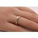 Solitär Ring Gelbgold 585 14 Karat 1 Diamant 0,20ct W/SI 