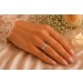 Solitär Ring Weißgold 585 14 Karat Diamant  0.08ct  W SI 