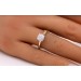 Diamantring Gelbgold 750 18 Karat Diamanten 0.27ct TW VSI 