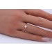 Diamantring Gelbgold 585 14 Karat Brillanten 0.11ct TW VSI 