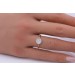 Diamantring Gelbgold 585 14 Karat Diamanten 0.13ct TW VSI 