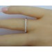 Memoire Alliance Ring Platin 950 15 Diamanten 0.10ct. massiv mattiert