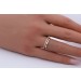 Damen Ring Gelbgold 333 8 Karat klare Zirkonia Diamantlook