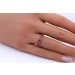 Rubin Memoire Ring Weißgold 585 14 Karat rot pink Edelsteine