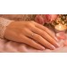 Brillant Solitärring Weißgold 585 14 K 0.08ct