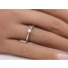 Brillant Solitärring Weißgold 585 14 K 0.15ct TW VSI