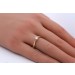 Brillant Solitärring Gelbgold 585 14 K 0.25ct TW VSI  