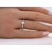 Brillant Solitärring Weißgold 585 14 K 0.25ct TW VSI 