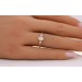 Diamant Ring Gelbgold 585 14K Brillanten 0.16ct 