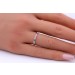 Memoire Ring Weißgold 585 14K Brillanten 0.04ct bunte Edelsteine