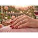 Rubin Ring Gelbgold 585 14K roter Edelstein Diamanten 