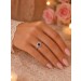 Saphir Ring Gelbgold 585 14K blauer Edelstein Diamanten