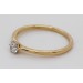 Solitärring 0.25ct F VSI Gelbgold 585 Lab Grown Diamond