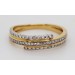 Diamantring Gelbgold 585 14K Brillanten 0.31ct W SI