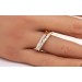 Diamantring Gelbgold 585 14K Brillanten 0.14ct W SI  