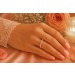 Brillant Ring Gelbgold 585 14K Diamanten 0.15ct  W SI 