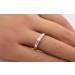 Diamantring Gelbgold 585 Weißgold 14K Diamanten 0.23ct W SI 