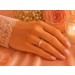 Diamantring Gelbgold 585 14K Brillanten 0.30ct W SI 