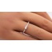 Diamantring Gelbgold 585 Weißgold 14K Brillanten 0.25ct W VS 