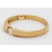 Spannring Gelbgold 585 14K Solitär Brillant 0.10ct W SI