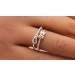 Designer Ring Gelbgold 585 Diamanten 0.20ct W SI 