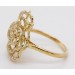 Rosenring Gelbgold 585 14 Karat Brillanten 0.39ct TW VSI