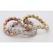 Tricolor Brillantring Ring Set Gelbgold Rosegold Weißgold 585 14K 2ct