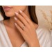 Smargd Happy Lady Ring Gelbgold 585 grüner Smaragd Diamonds 0.15ct TW VSI