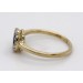 Happy Lady Ring Gelbgold 585 blauer Saphir 0.18ct Diamonds 0.15ct. TW VSI
