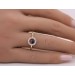 Happy Lady Ring Gelbgold 585 blauer Saphir 0.18ct Diamonds 0.15ct. TW VSI